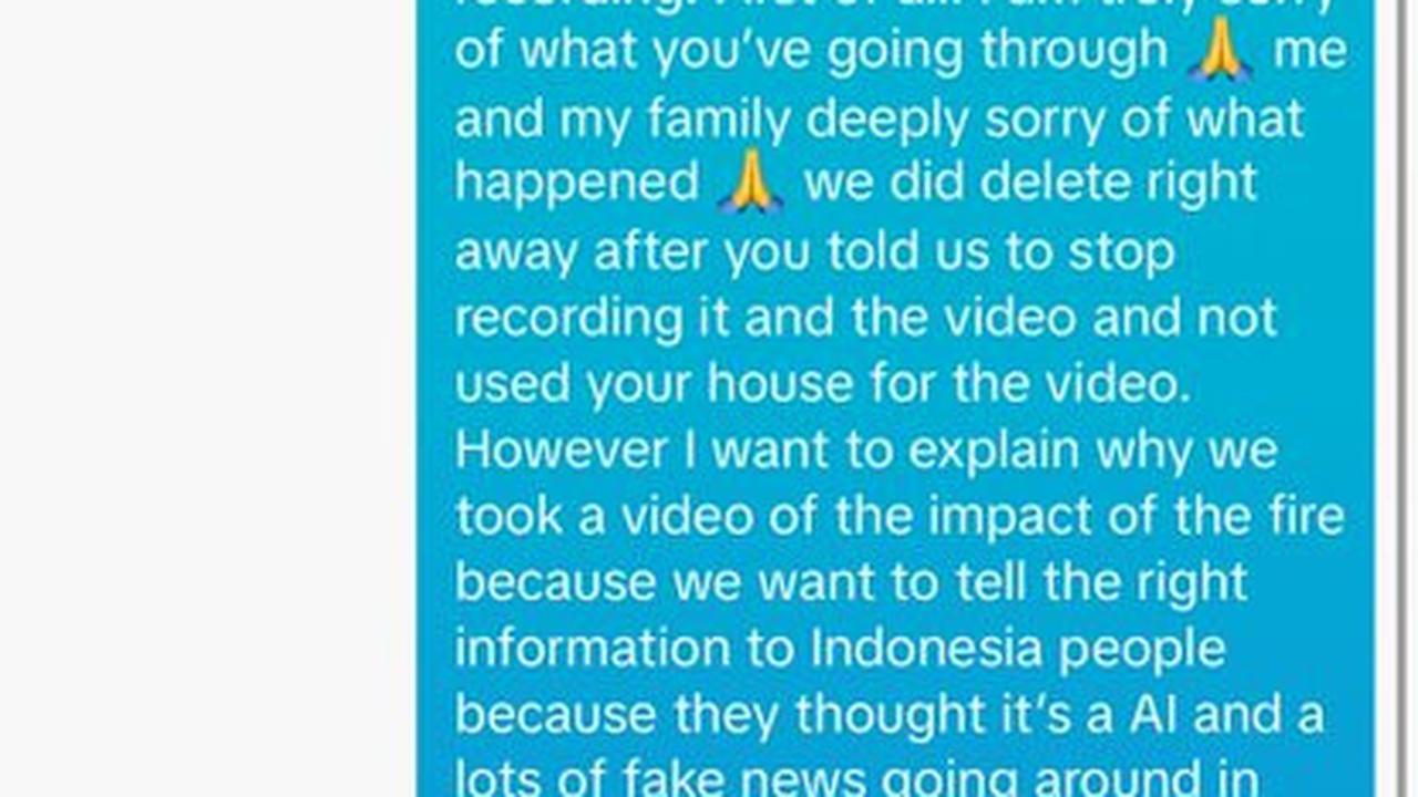 Cinta Kuya Klarifikasi Video Uya Kuya Ditegur di Area Kebakaran LA, Mengaku Sudah Izin Polisi & Minta Maaf