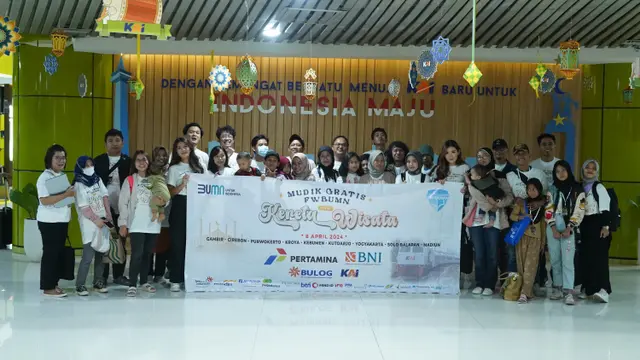 Forum Wartawan BUMN (FWBUMN) kembali mengadakan program Mudik Gratis 2024 menggunakan Kereta Wisata untuk para jurnalis