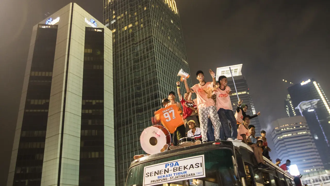 Pesta The Jakmania di Bunderan HI