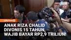 Majelis Hakim Pengadilan Tipikor Jakarta Pusat menjatuhkan vonis 15 tahun penjara kepada Muhamad Kerry Adrianto Riza dalam kasus korupsi tata kelola minyak mentah, Jumat dini hari. Ketua Majelis Hakim Fajar Kusuma Aji menyatakan Kerry terbukti secara...