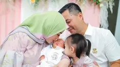 Potret akikah baby Alia Shatara Khansa. (Foto: Instagram/ zaskia_gotix)