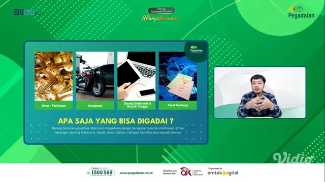 Kiat Wujudkan Resolusi Emas Ala Zasqia Adya Mecca di Webinar Generasi Pandai Pegadaian