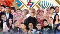 Puncak perayaan ke-27 INDOSIAR akan diawali panggung spektakuler “Wonde2ful 7ourney” pada Senin, 10 Januari 2021 mulai pukul 18.30 WIB.(Indosiar)