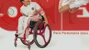 Melalui postingan di akun Instagram @ikat_ind, dijelaskan bahwa koleksi Sandya Niskala lahir dari kekuatan, keberanian, dan tekad pantang menyerah para atlet Paralympiade Indonesia. [Foto: Instagram/ikat_ind]