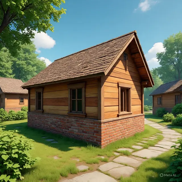 Rumah Kayu 4x6 Sederhana