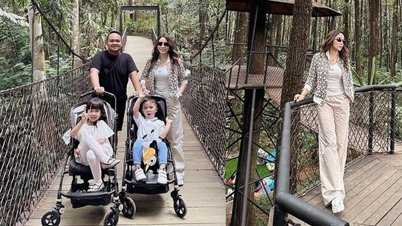 Momo Geisha Menghabiskan Waktu Liburan Bersama Keluarga di Taman Safari, Mengajak Ibunya yang Menggunakan Kursi Roda