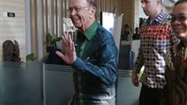 Mendag AS, Wilbur Ross tiba di Jakarta.