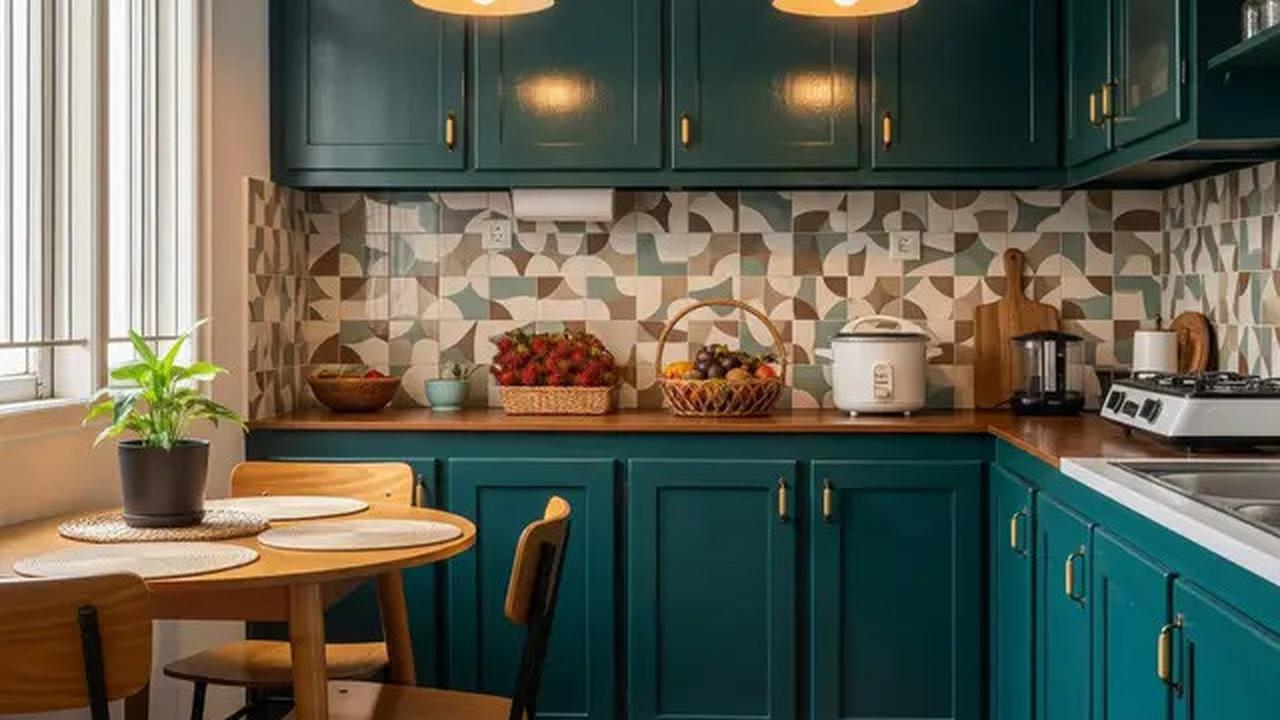 Dapur Rumah Kecil Tema Retro 80an dengan Budget 8 Juta, 7 Inspirasi Stylish Fungsional