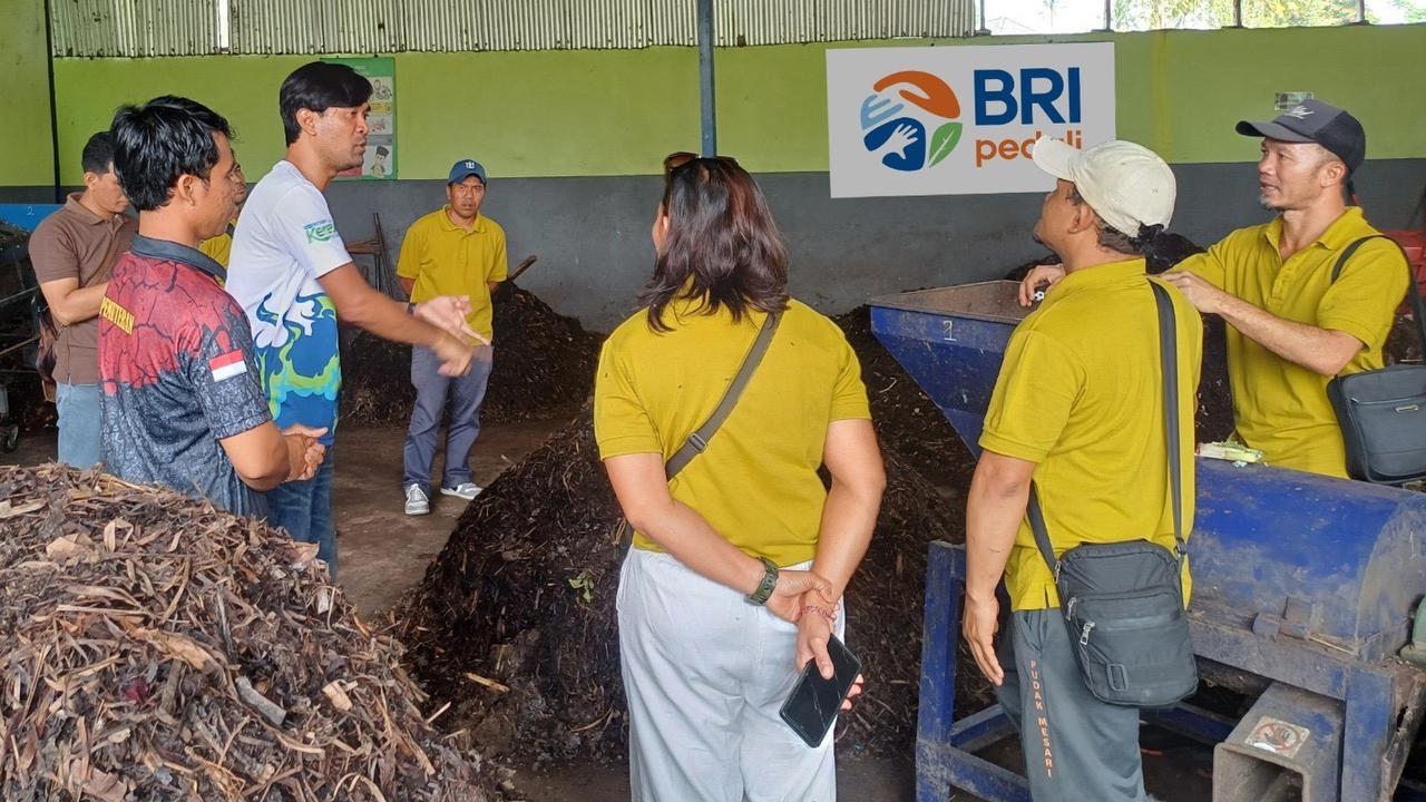 Dukung SDGs, BRI Peduli Dorong Inovasi Pengelolaan Sampah Jadi Pupuk Kompos