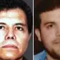 Ismael "El Mayo" Zambada (kiri) dan Joaquin Guzman Lopez. (Dok. DEA/ICE via BBC)