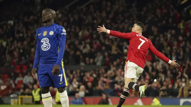 Cristiano Ronaldo - Manchester United - Liga Inggris - 29 April 2022