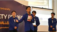 Sampoerna University melalui Guru Binar melaksanakan Youth Society Project yang melibatkan 64 mahasiswa Sampoerna University. (Ist).