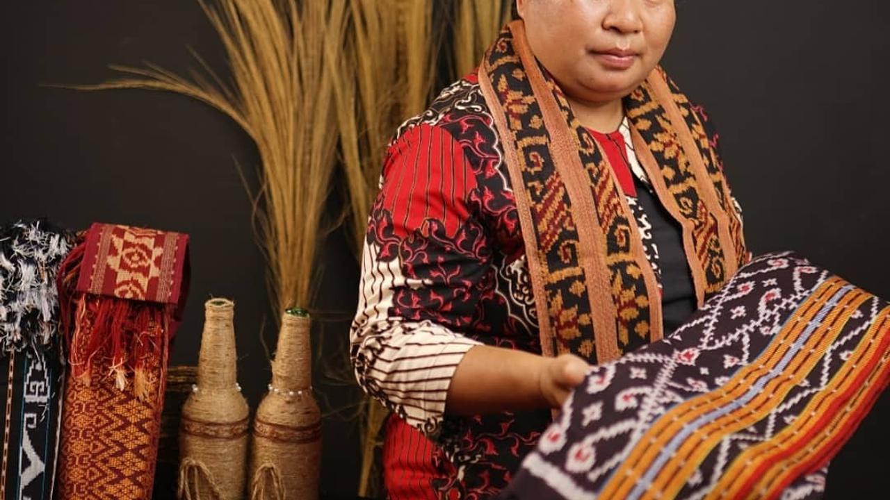 Produk tenun Dua Moong Tenun. ©Facebook/Tarakan Tourism