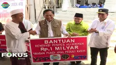 Dengan bantuan tersebut diharapkan warga korban gempa kembali bangkit dan semangat untuk beribadah.