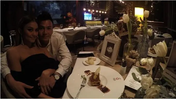 Agnes Monica dan Wijaya Saputra