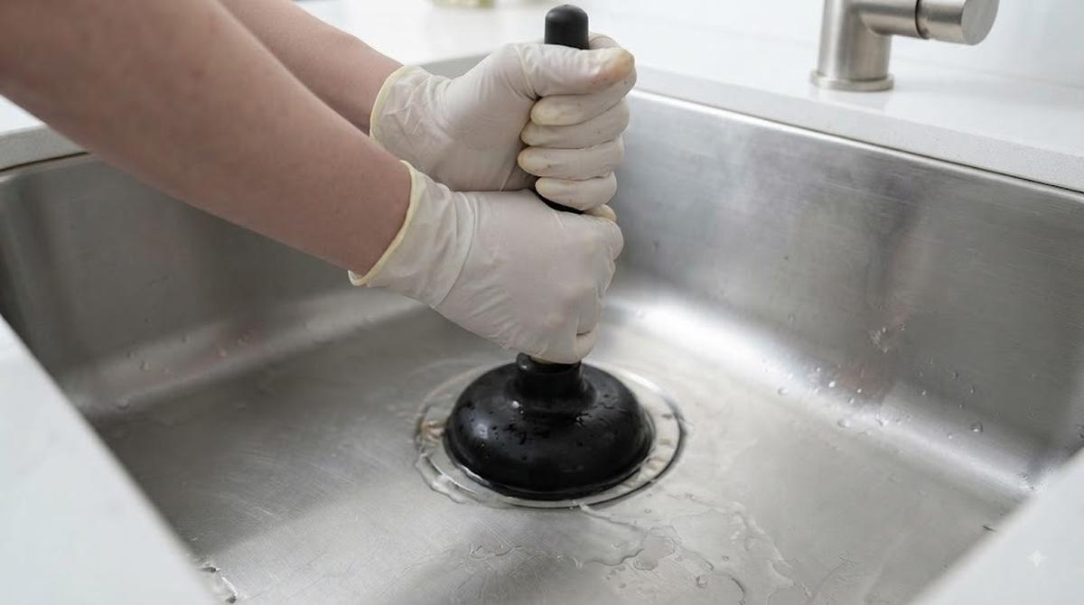 Cara Membersihkan Tempat Cuci Piring yang Tersumbat