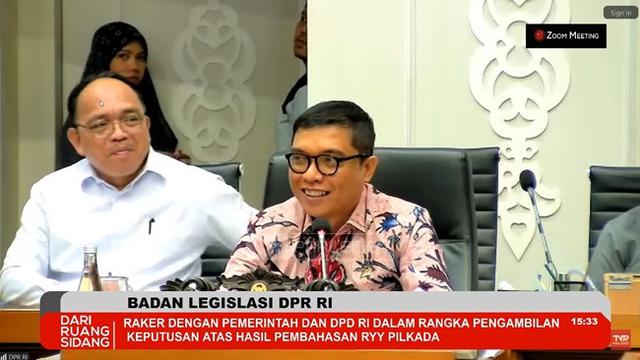 Wakil Ketua Badan Legislasi (Baleg) DPR RI, Achmad Baidowi. (YouTube TVR Parlemen)
