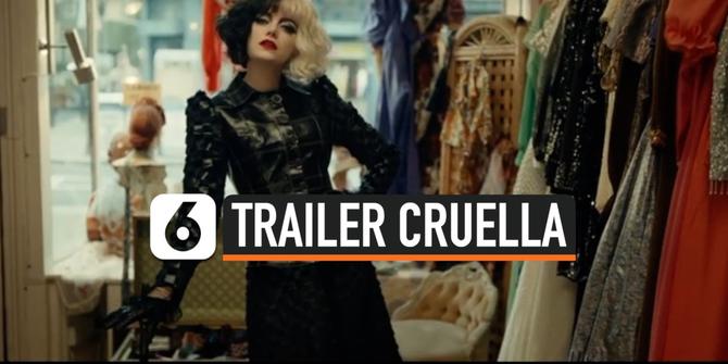 VIDEO: Emma Stone Tampil Bak Psikopat di Trailer Film Cruella