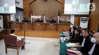 Suasana sidang perdana dengan terdakwa kasus merintangi penyidikan atau 'obstruction of justice' pembunuhan berencana terhadap Brigadir Nopriansyah Yosua Hutabarat (Brigadir J), Arif Rachman Arifin di Pengadilan Negeri Jakarta Selatan, Rabu (19/10/2022). (Liputan6.com/Faizal Fanani)