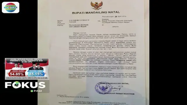 Mendagri Tjahjo Kumolo Sebut Pengunduran Diri Bupati Mandailing Natal Tak Lazim