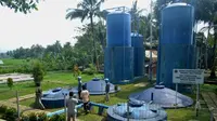 Instalasi Pengolahan Limbah (IPAL) Biogas Limbah Tahu (Biolita) di Desa Kalisari Kecamatan Cilongok, Banyumas. (Foto: Liputan6.com / Muhamad Ridlo)
