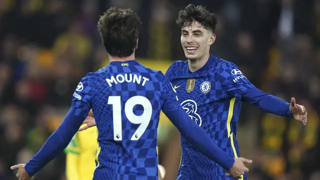 Chelsea Raih Tiga Poin di Kandang Norwich City