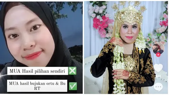 6 Potret Riasan Pengantin Gagal Ini Pernah Viral, Hasilnya Tak Sesuai Ekspektasi