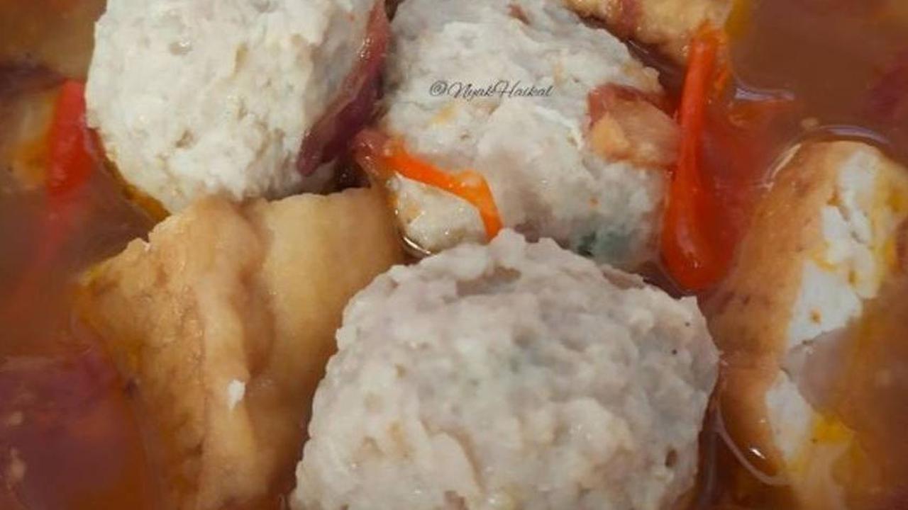 Resep Pentol Kuah Tahu Bakso