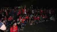 Suasana di Nobar Liverpool vs MU (Helmi Fithriansyah/Liputan6.com)
