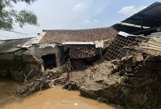 Banjir lumpur rendam ratusan rumah di Kabupaten Bandung. (Liputan6.com/Dikdik Ripaldi)