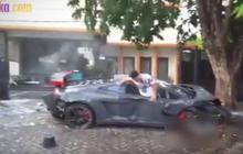 Pakai sistem manual, pengemudi Lamborghini diduga tak kuasai jalan
