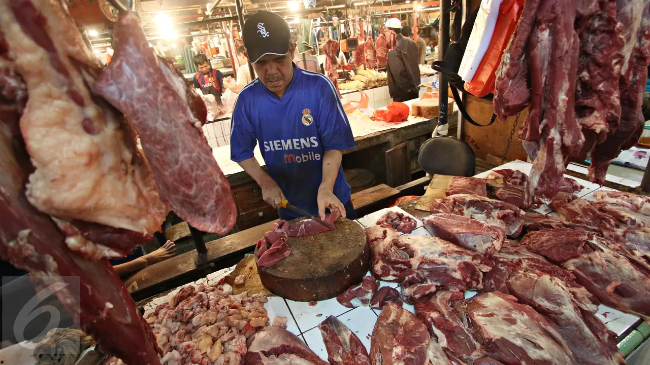 20160125-Harga Daging Sapi di Jakarta Melonjak Hingga Rp 130 Ribu/Kg-Jakarta