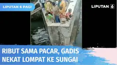 Turun dari mobil, seorang gadis di Pare-pare nekat lakukan percobaan bunuh diri dengan melompat dari jembatan setinggi 5 meter ke sungai. Diduga gegara habis bertengkar dengan pacarnya di mobil.