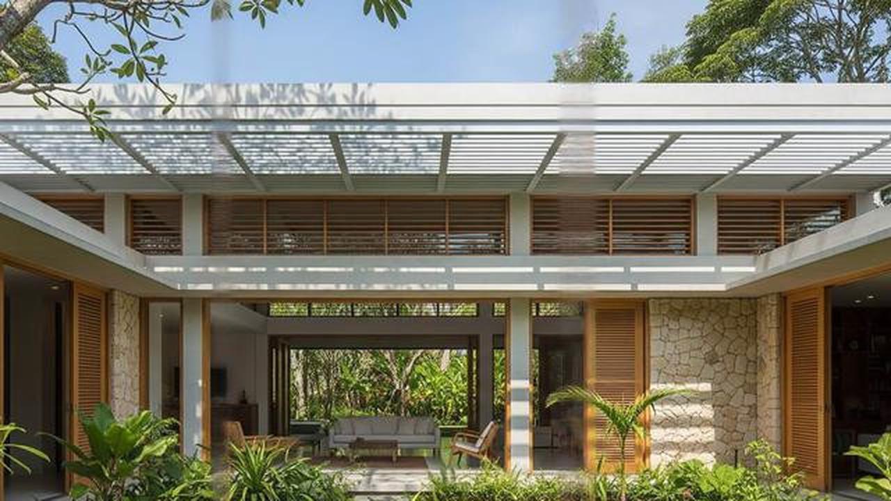 12 Desain Rumah Minimalis Sejuk Nyaman Tanpa AC di Iklim Tropis, Anti Gerah &amp; Hemat Listrik