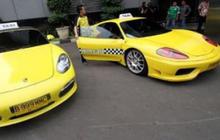 Taksi super, Ferrari dan Porsche bukan untuk penumpang