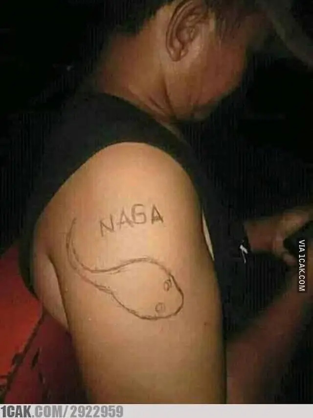 6 Tato Naga Ini Tak Sesuai Ekspektasi, Jauh dari Kata Garang