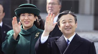 Putra Mahkota Kekaisaran Jepang Pangeran Naruhito dan istri, Putri Masako