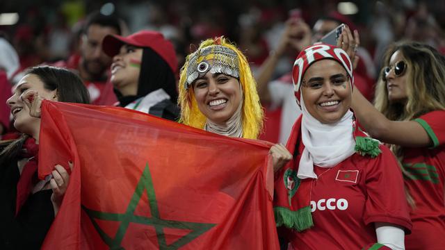 Potret Fans Cantik Maroko di Piala Dunia 2022