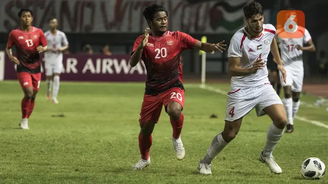 Sepak Bola : Indonesia Vs Palestina