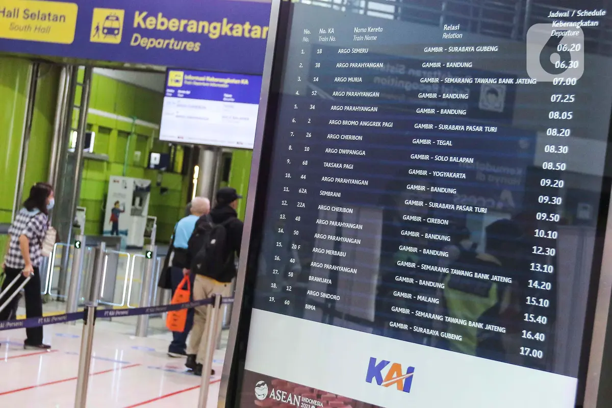 Tiket Kereta Api Libur Nataru