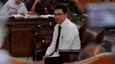 Sidang lanjutan praperadilan Budi Gunawan kembali digelar di Pengadilan Negeri Jakarta Selatan. Tampak AKBP Budi Wibowo memperhatikan pertanyaan saat menjadi saksi, Jakarta, Selasa (10/2/2015). (Liputan6.com/Johan Tallo)
