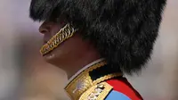 Pangeran William di rehearsal Trooping the Colour, parade ultah untuk Raja Charles III. (AP Photo/Alberto Pezzali)