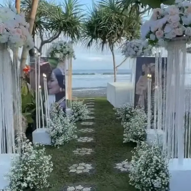 Potret Venue Akad Nikah Venna Melinda dan Ferry Irawan