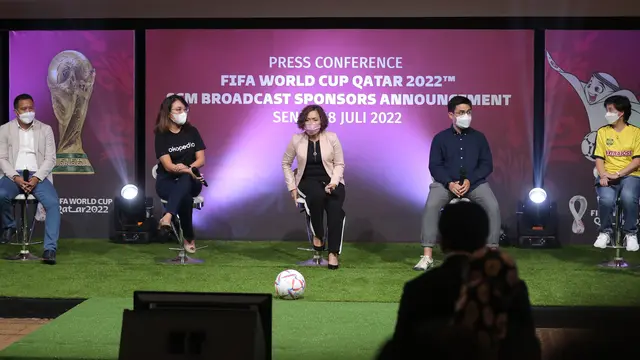 SCM Konferensi Pers sponsor Piala Dunia 2022