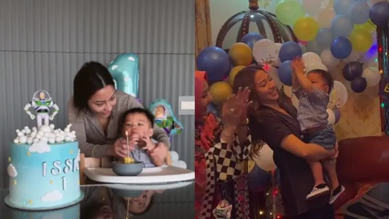 6 Potret Ultah Pertama Baby Izz Anak Nikita Willy, Sederhana Tetap Meriah