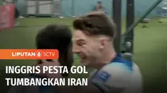 Inggris mengawali petualangan di Piala Dunia 2022 dengan kemenangan meyakinkan atas Iran. The Three Lion mengalahkan Tim Melli dengan skor telak 6-2.