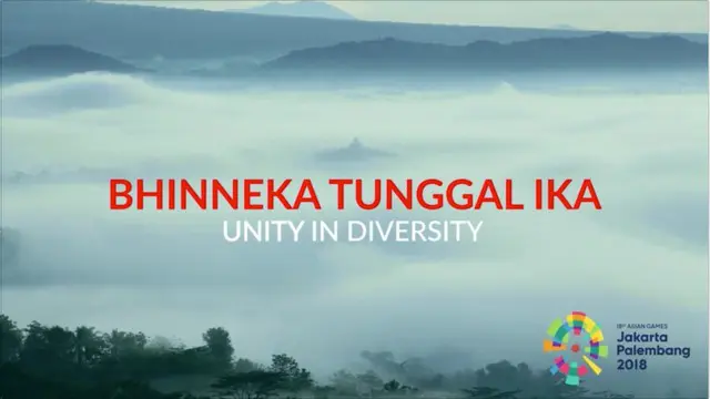 Berita video teaser semangat Bhinneka Tunggal Ika untuk Asian Games 2018