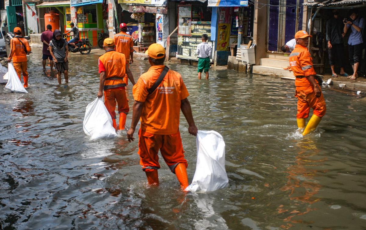 Banjir rob Muara Angke