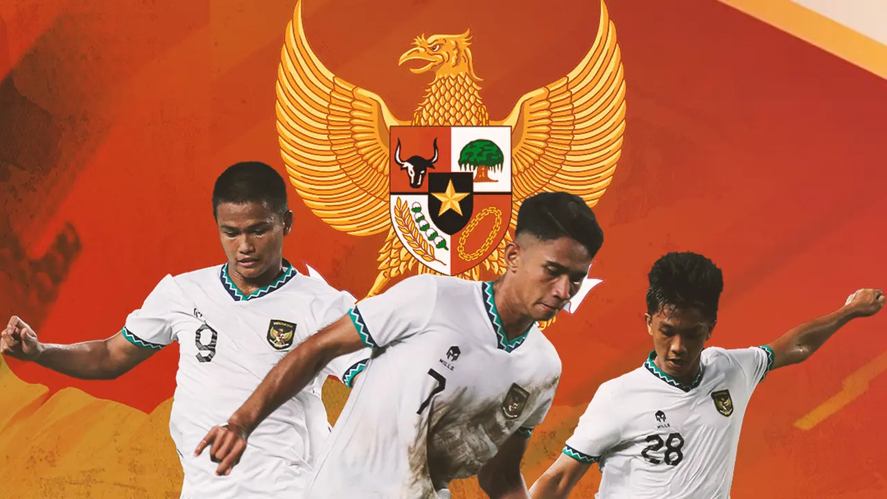 Piala Asia U-20 - Marselino Ferdinan Dikelilingi Hokky Caraka dan Rabani Tasnim
