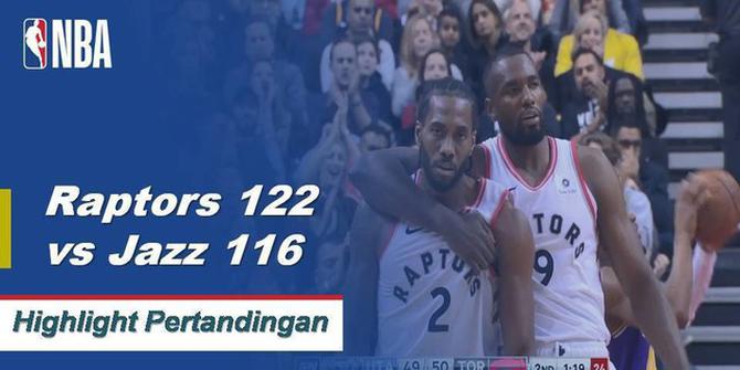 Cuplikan Hasil Pertandingan NBA : Raptors 122 vs Jazz 116